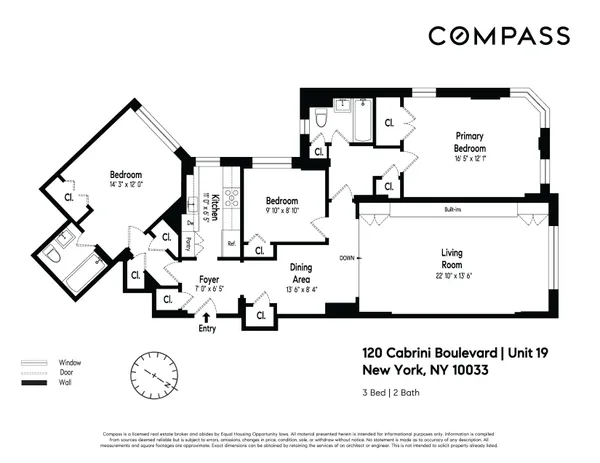 $1,375,000 | 120 Cabrini Boulevard, Unit 19 | Hudson Heights