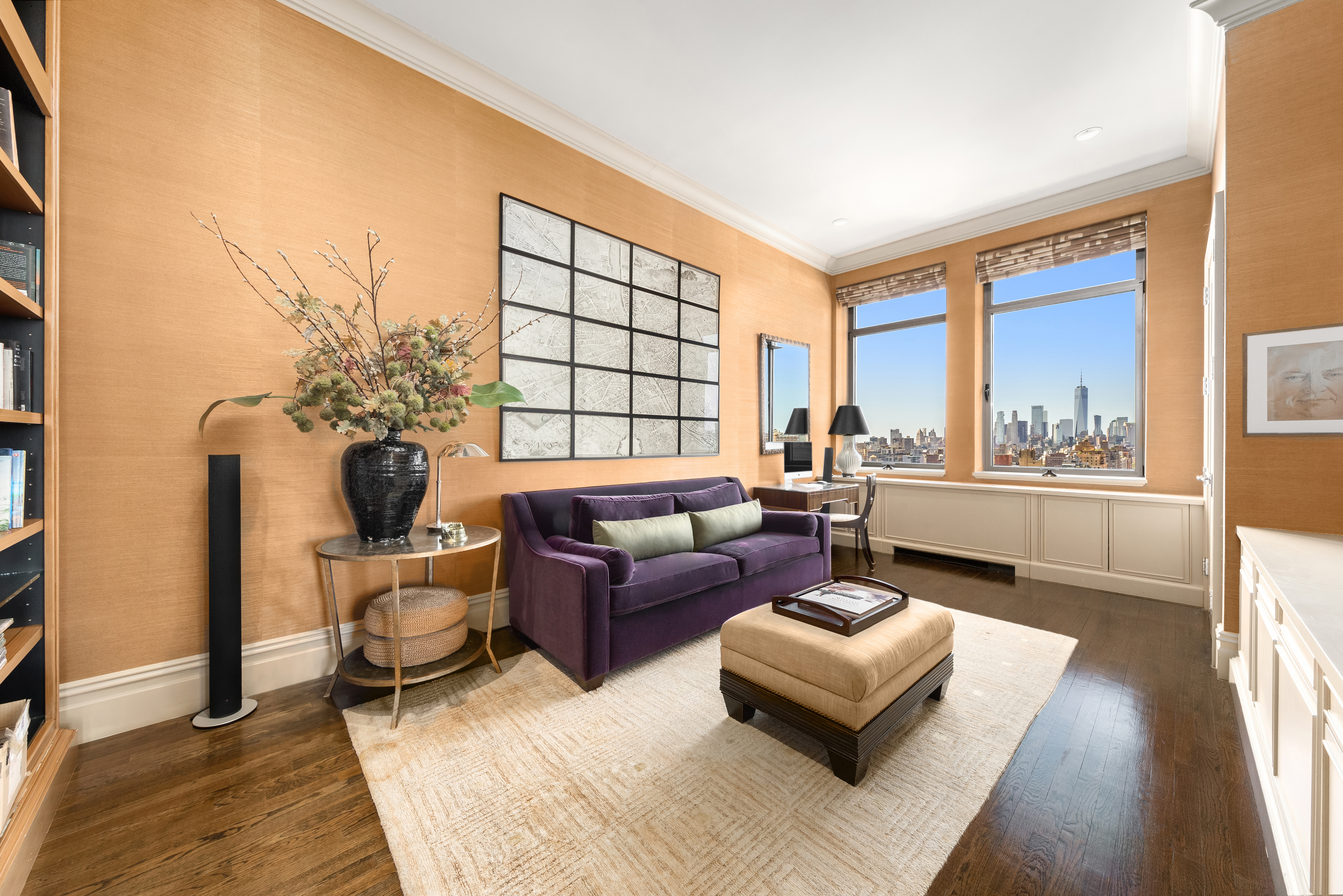 252 7th Avenue, Unit PHP Manhattan, NY 10001 - Photo 7 of 15 a living room with furniture and a large window