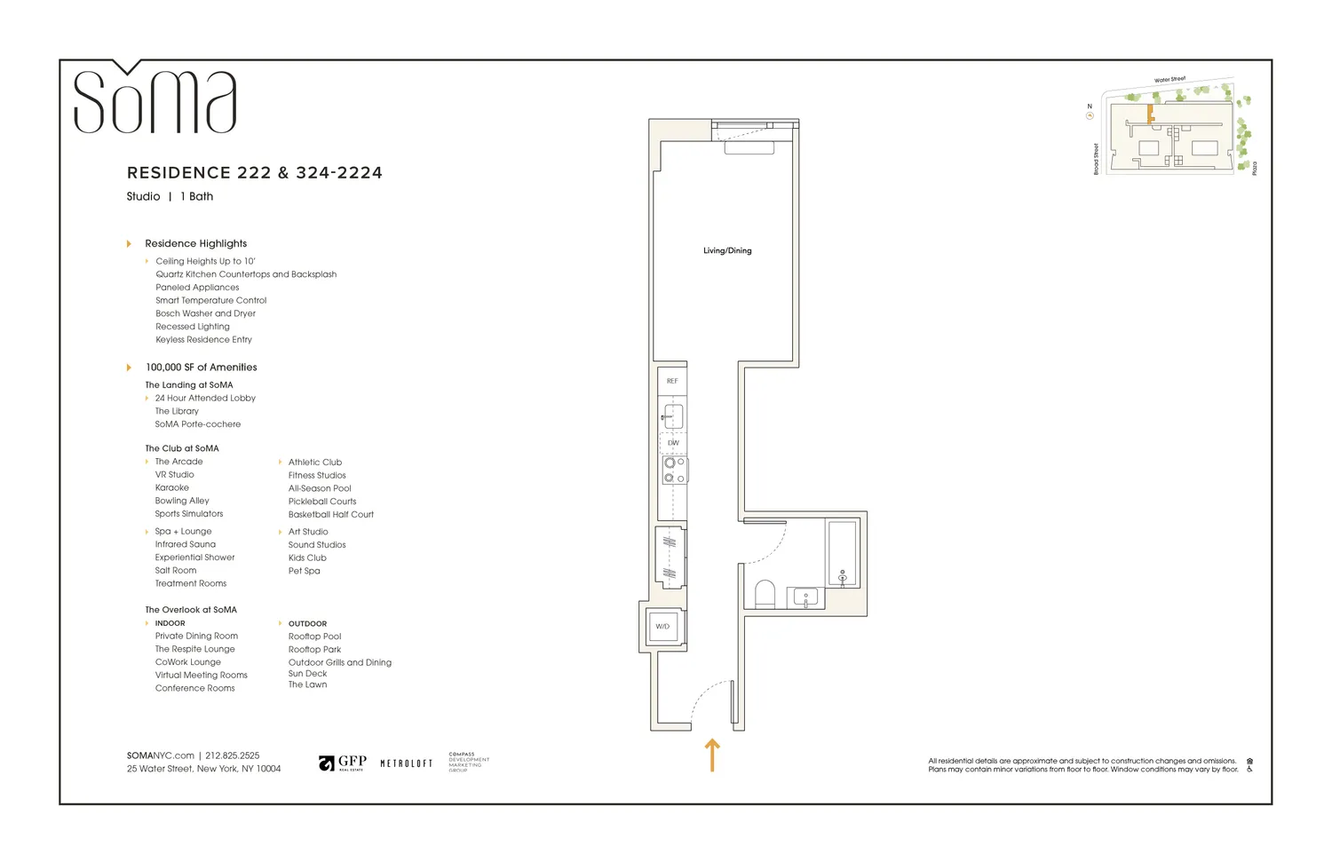 $4,115 | 25 Water Street, Unit 524 | Financial District
