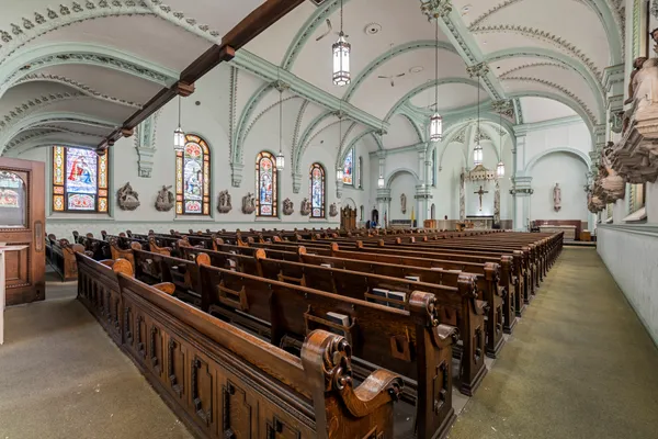 a view of a living room with fireplace