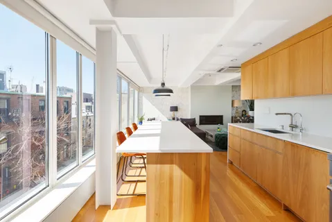 a very nice looking room with a large window