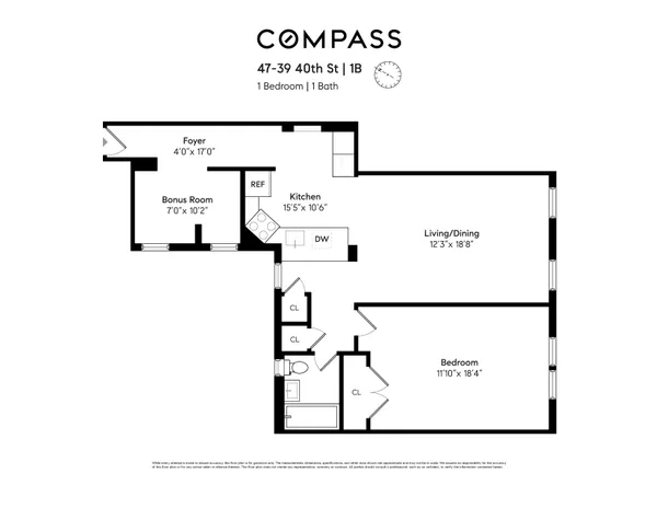 $585,000 | 47-39 40th Street, Unit 1B | Sunnyside