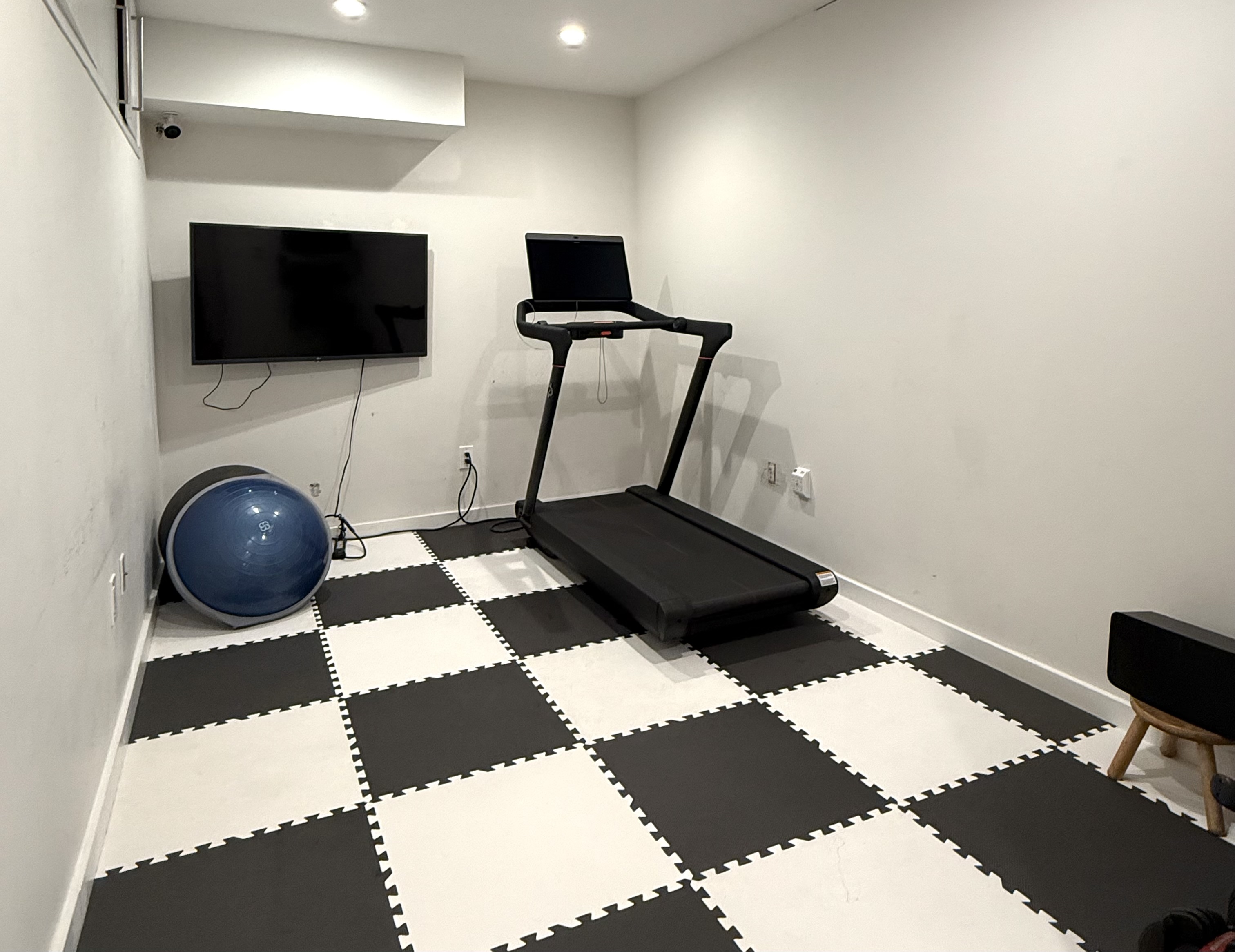 301 State Street Brooklyn, NY 11201 - Photo 11 of 14 a living room with a rug and a flat screen tv