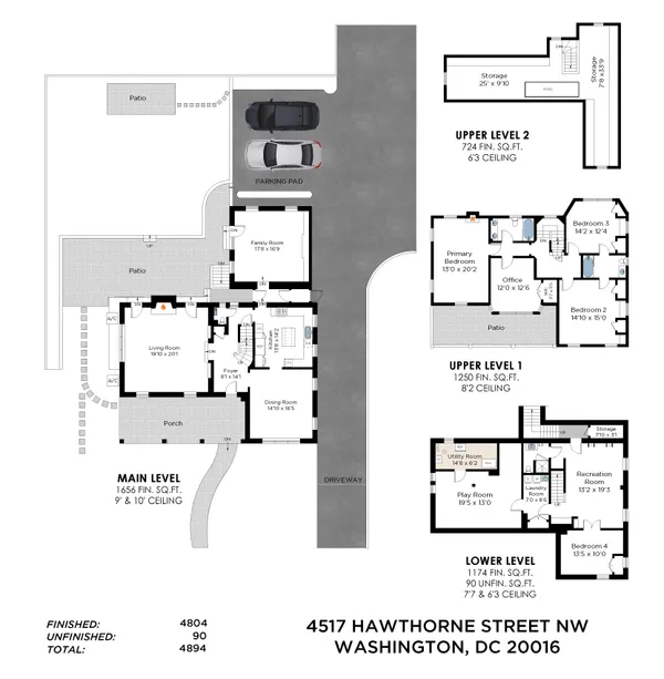 $3,650,000 | 4517 Hawthorne Street Northwest, Washington, DC 20016