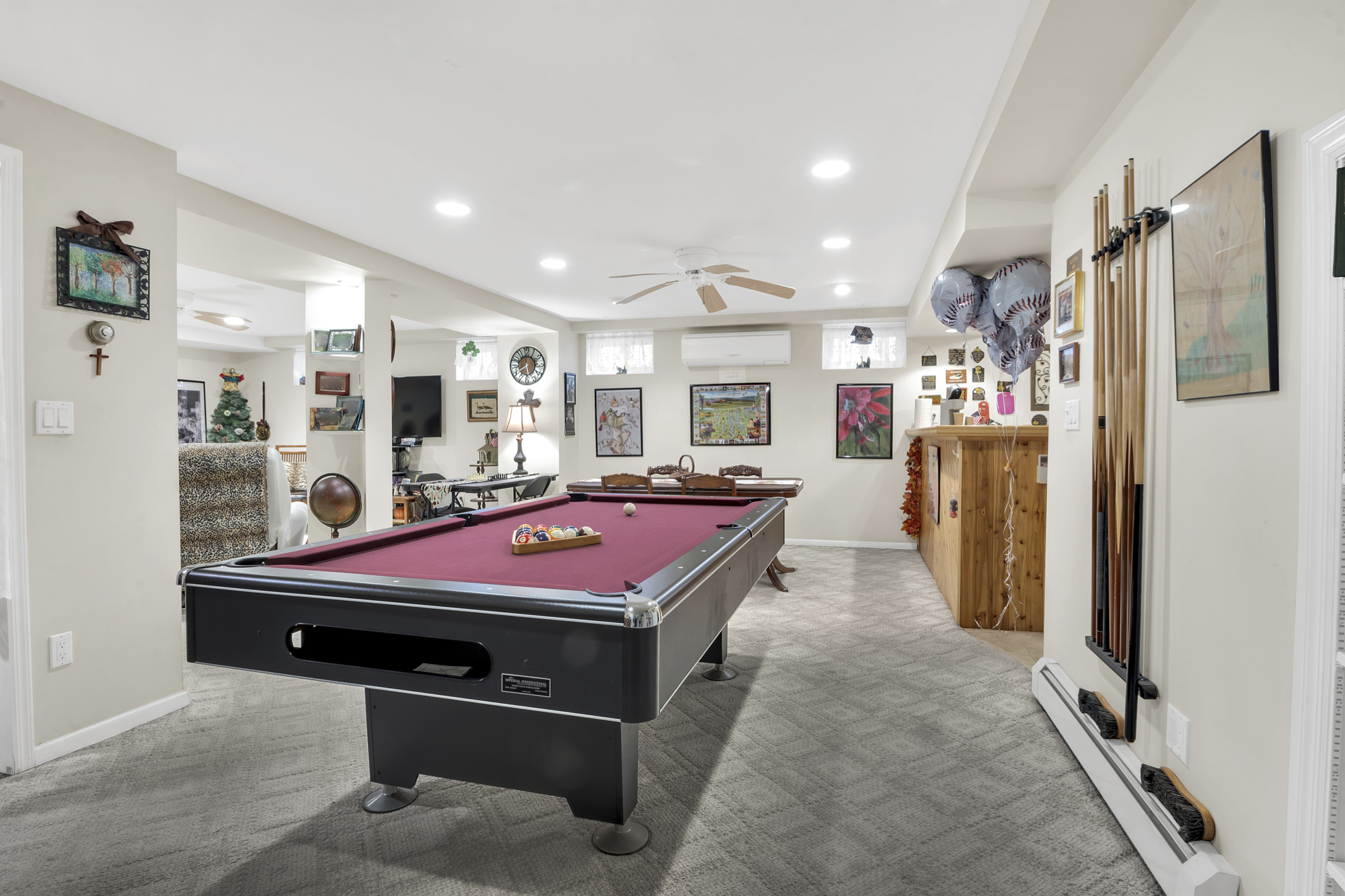 131 Jansen Street Staten Island, NY 10312 - Photo 16 of 21 a room with table tennis and wooden floor