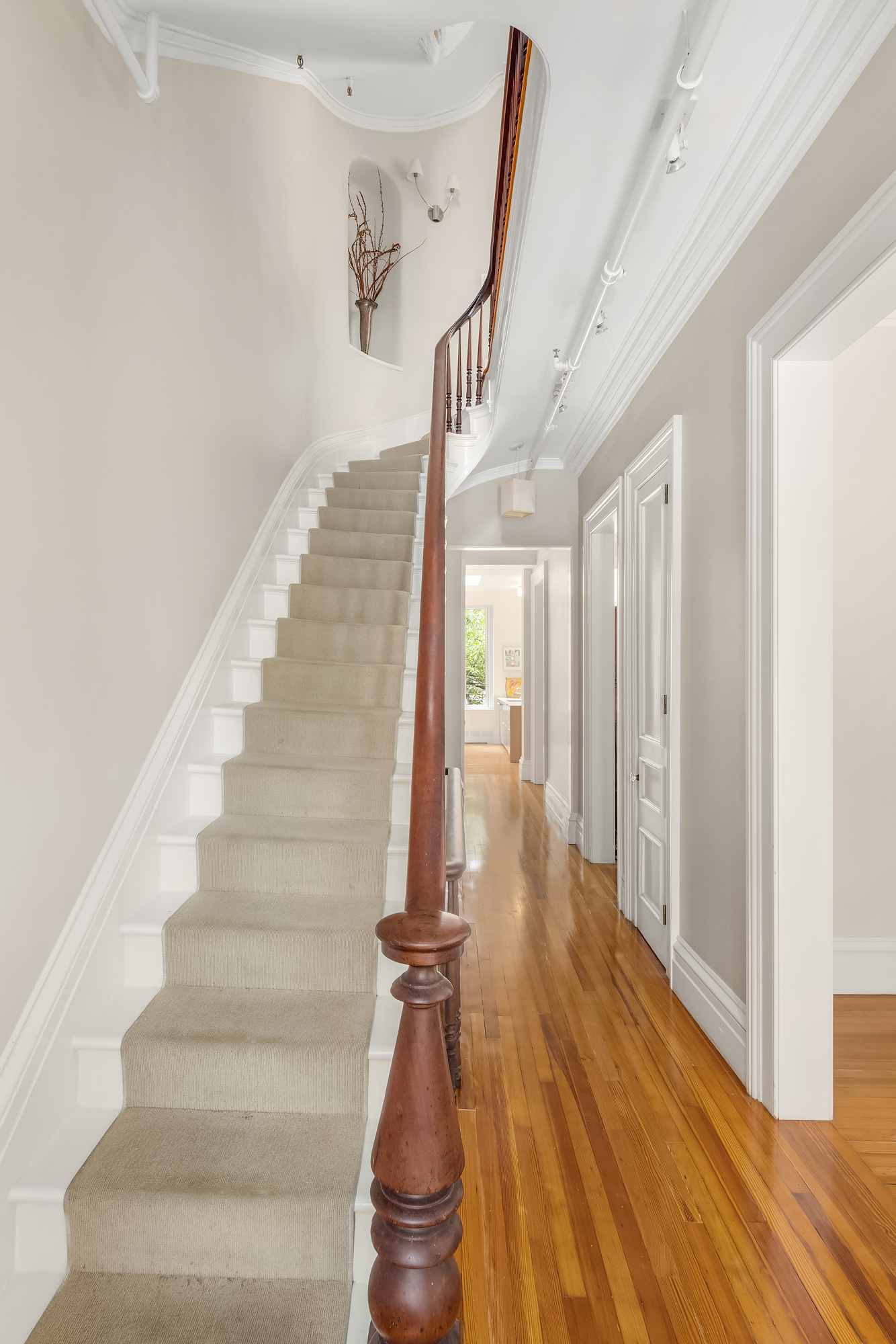 128 State Street, Unit 2 Brooklyn, NY 11201 - Photo 7 of 15 a view of entryway and hall with wooden floor