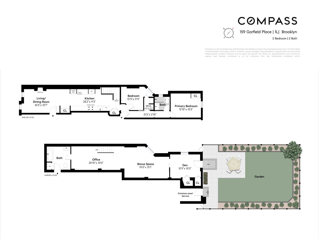$1,999,000 | 159 Garfield Place, Unit 1L | Park Slope
