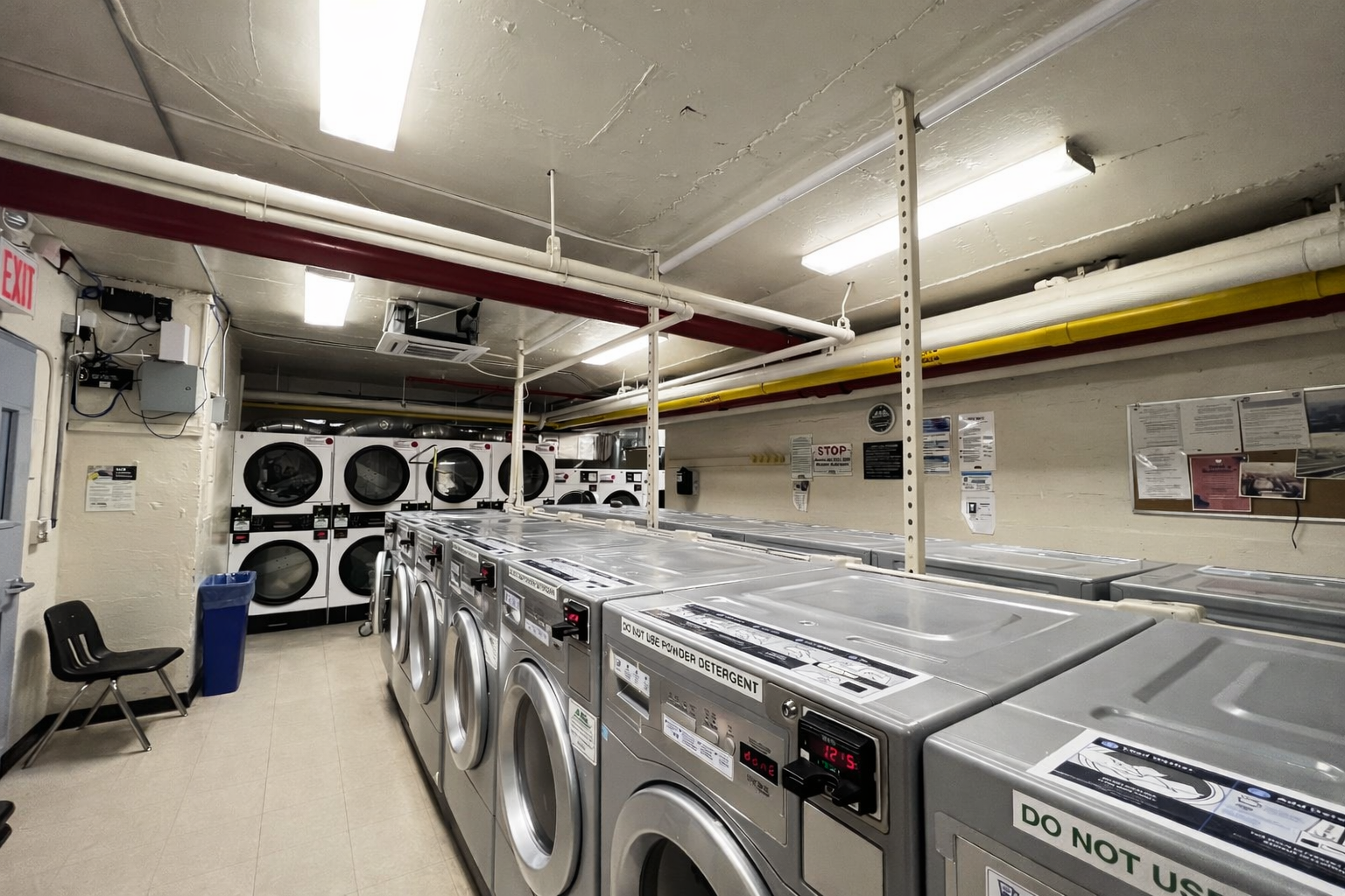 75 Henry Street, Unit 9G Brooklyn, NY 11201 - Photo 11 of 13 a utility room with dryer and washer