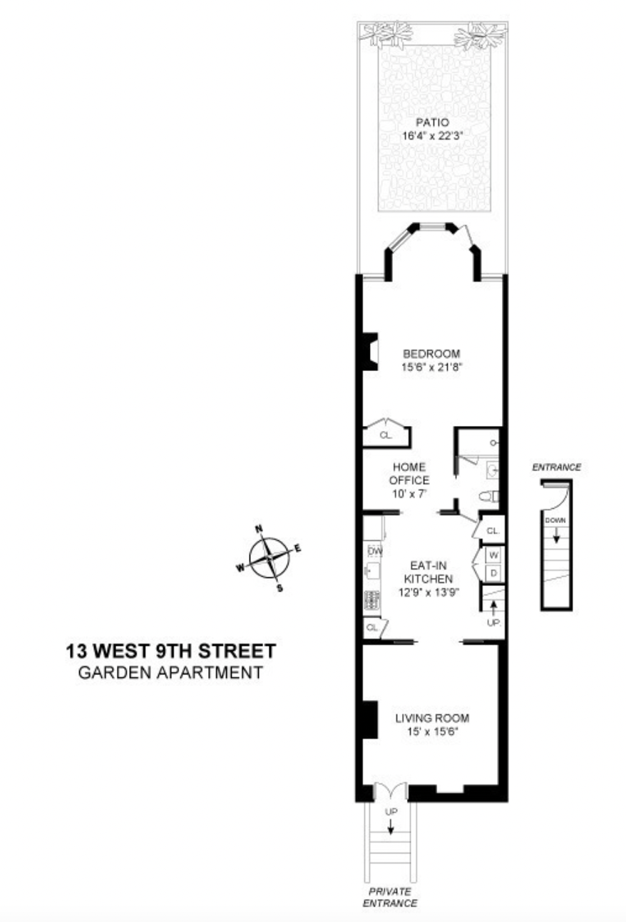 13 West 9th Street, Unit GARDEN Manhattan, NY 10011 - Photo 11 of 11