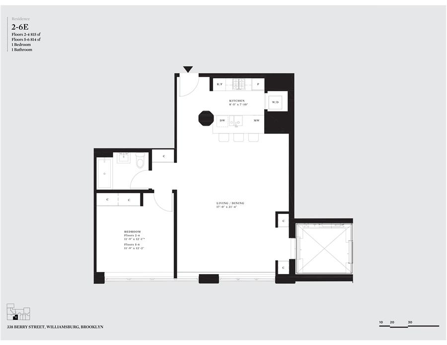 338 Berry Street, Unit 2E Brooklyn, NY 11249 - Photo 19 of 19 Gallery Image 19
