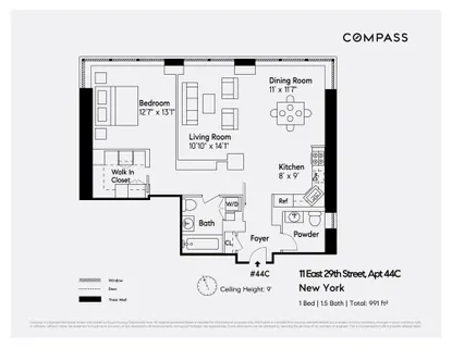 $1,650,000 | 11 East 29th Street, Unit 44C | NoMad