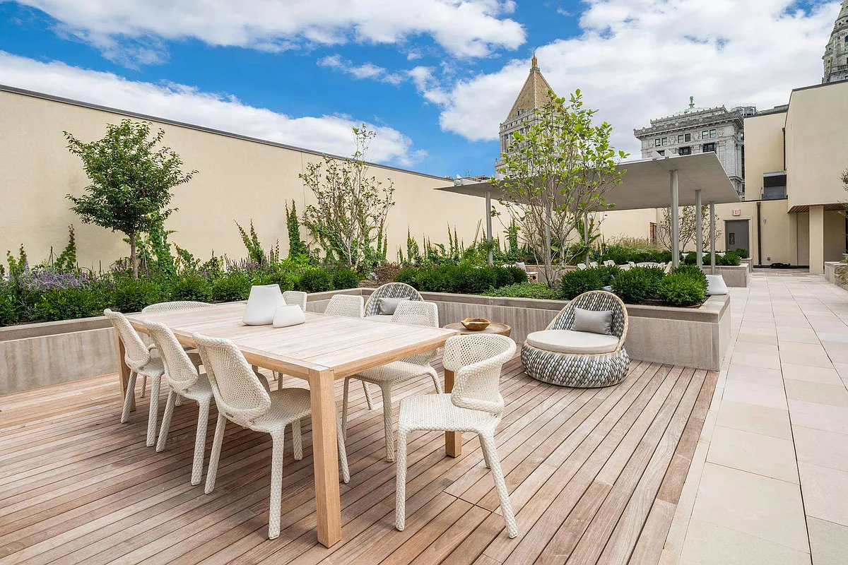 49 Chambers Street, Unit 14C Manhattan, NY 10007 - Photo 22 of 26 a outdoor space with furniture