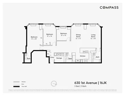 $2,195,000 | 630 1st Avenue, Unit 16JK | Murray Hill