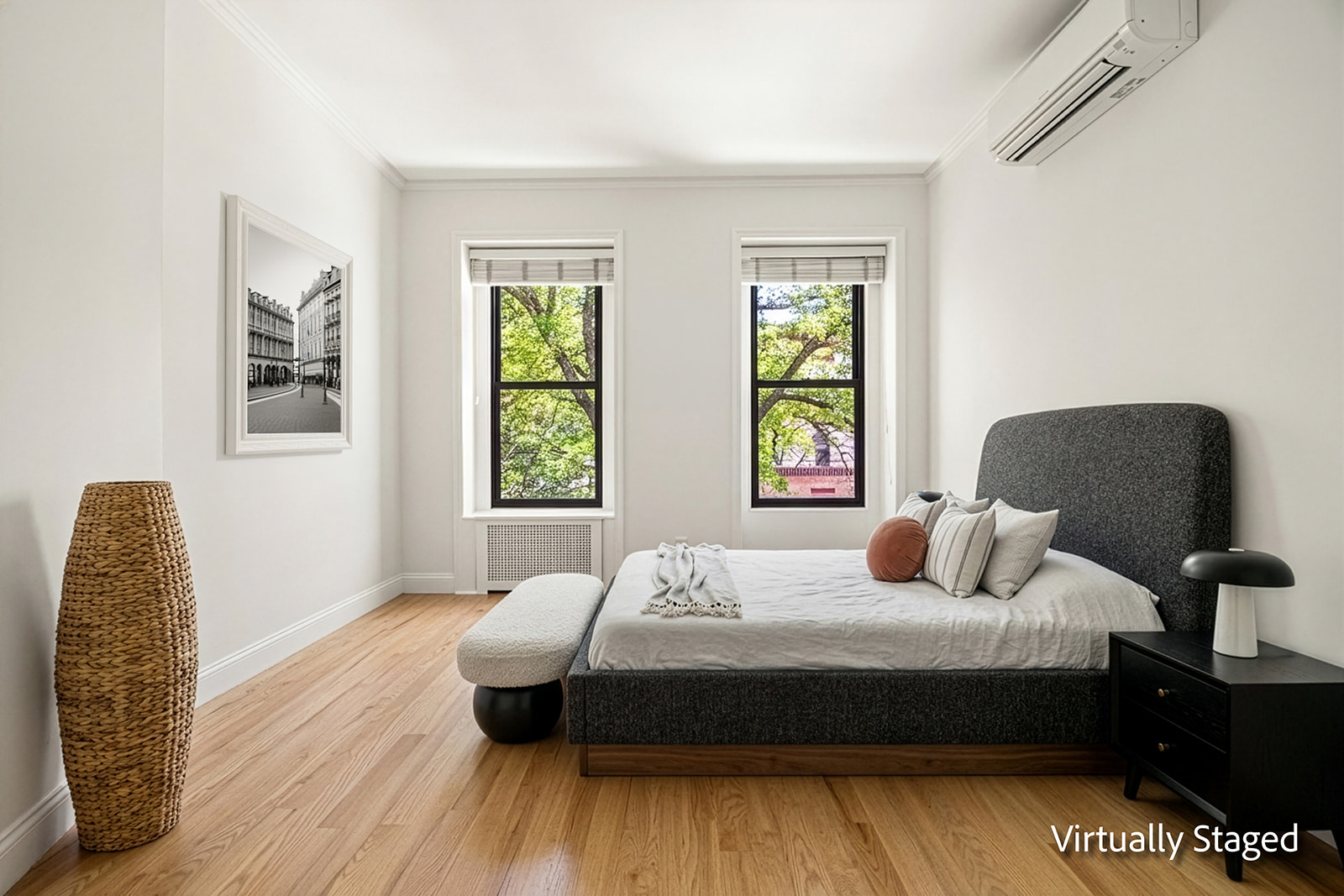616 Carroll Street, Unit 2 Brooklyn, NY 11215 - Photo 4 of 15 a bedroom with a bed and wooden floor