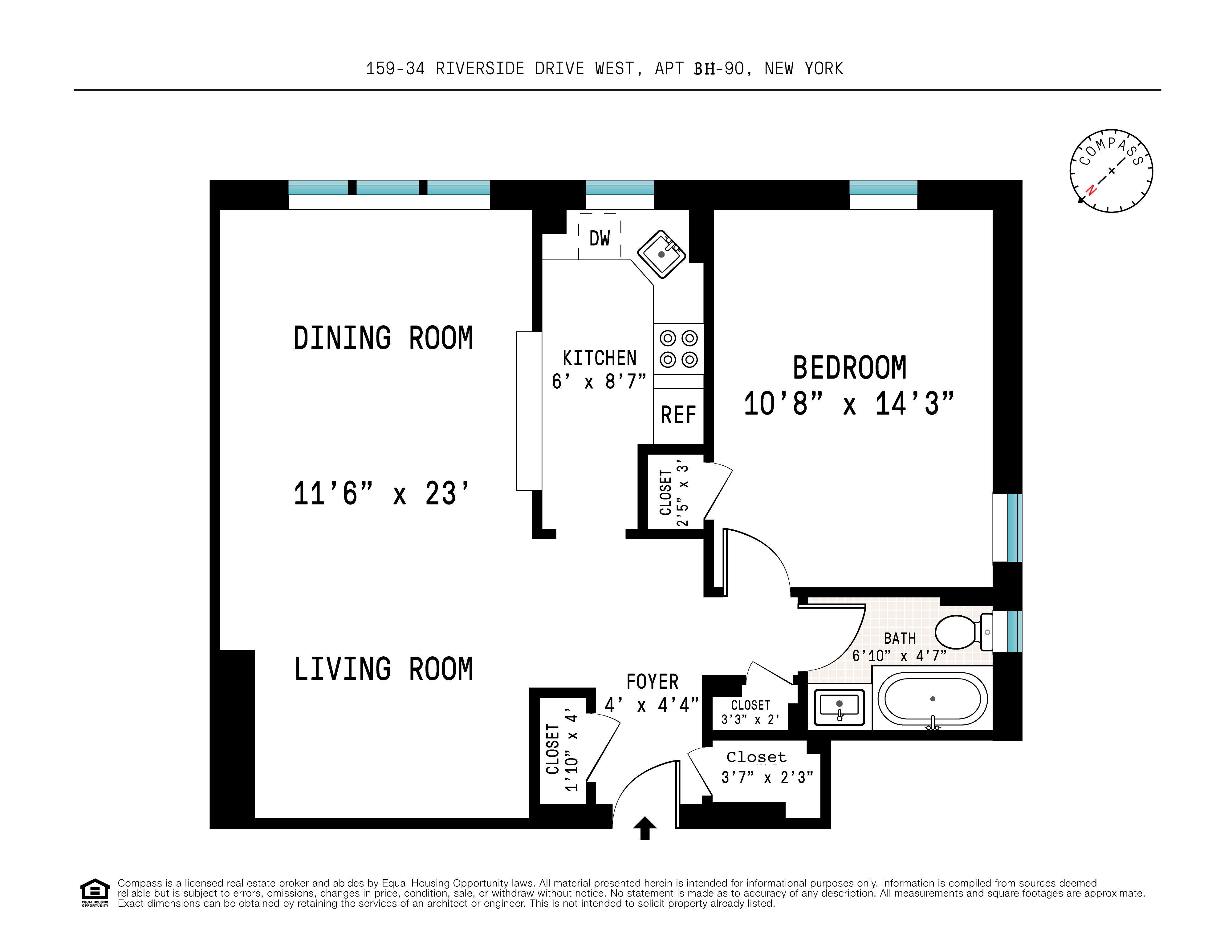 159-34 Riverside Drive West, Unit 3H90 Manhattan, NY 10032 - Photo 13 of 13
