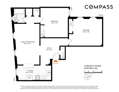 $699,000 | 24 Bennett Avenue, Unit 62A | Hudson Heights