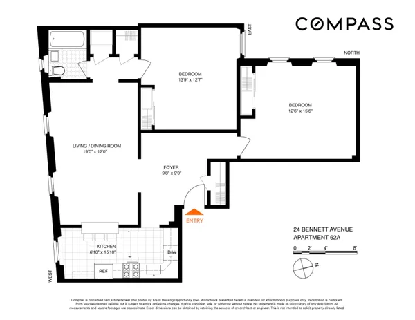 $699,000 | 24 Bennett Avenue, Unit 62A | Hudson Heights