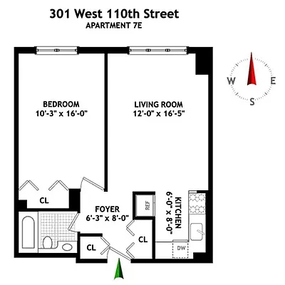 301 West 110th Street, Unit 7E Manhattan, NY 10026 - Photo 9 of 9