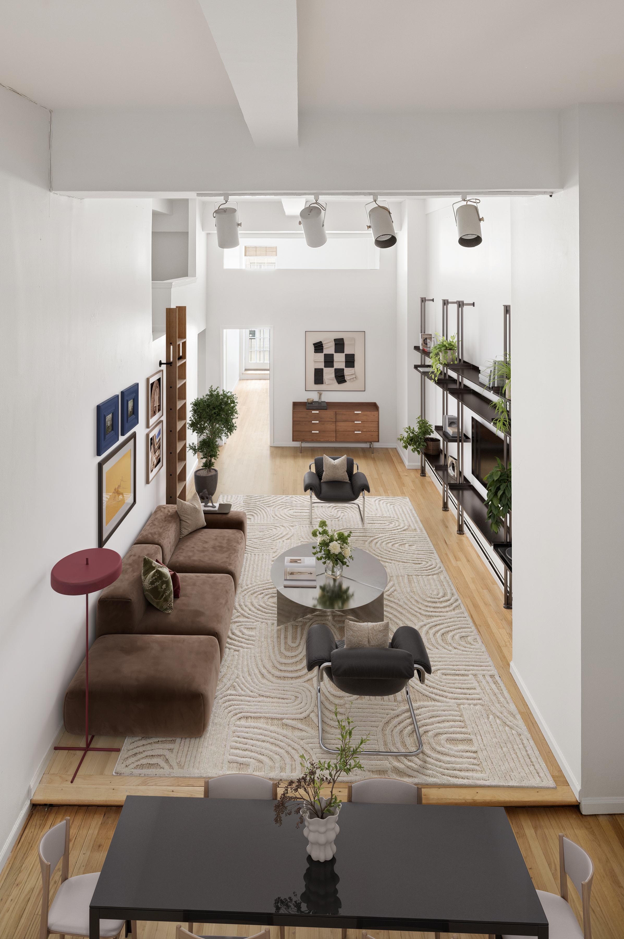 257 West 93rd Street, Unit 3C Manhattan, NY 10025 - Photo 4 of 20 a living room with furniture and a rug