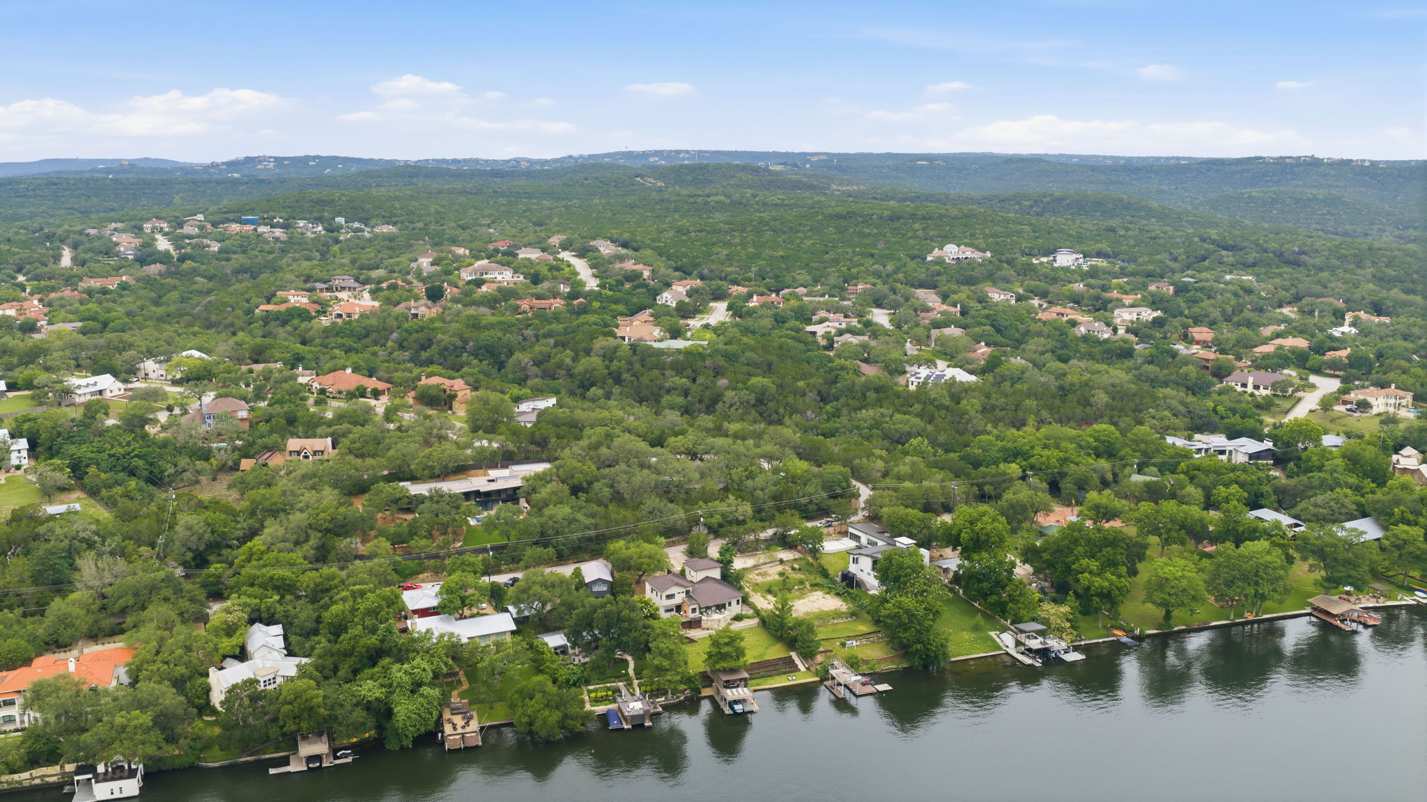 3605 Robbins Road Austin, TX 78730 - Photo 43 of 51 a view of a city with lake view