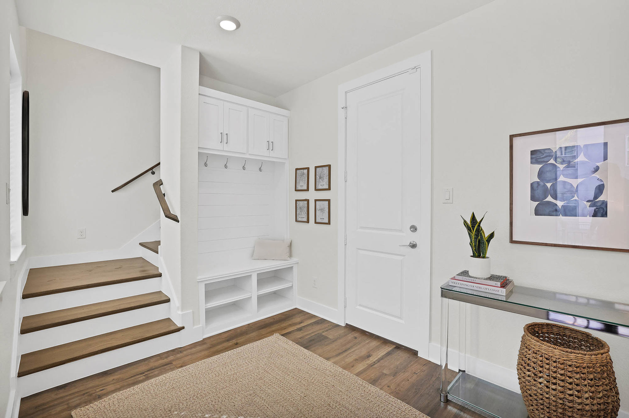 3920 Riesling Ridge Dallas, TX 75204 - Photo 2 of 26 a living room with furniture and wooden floor