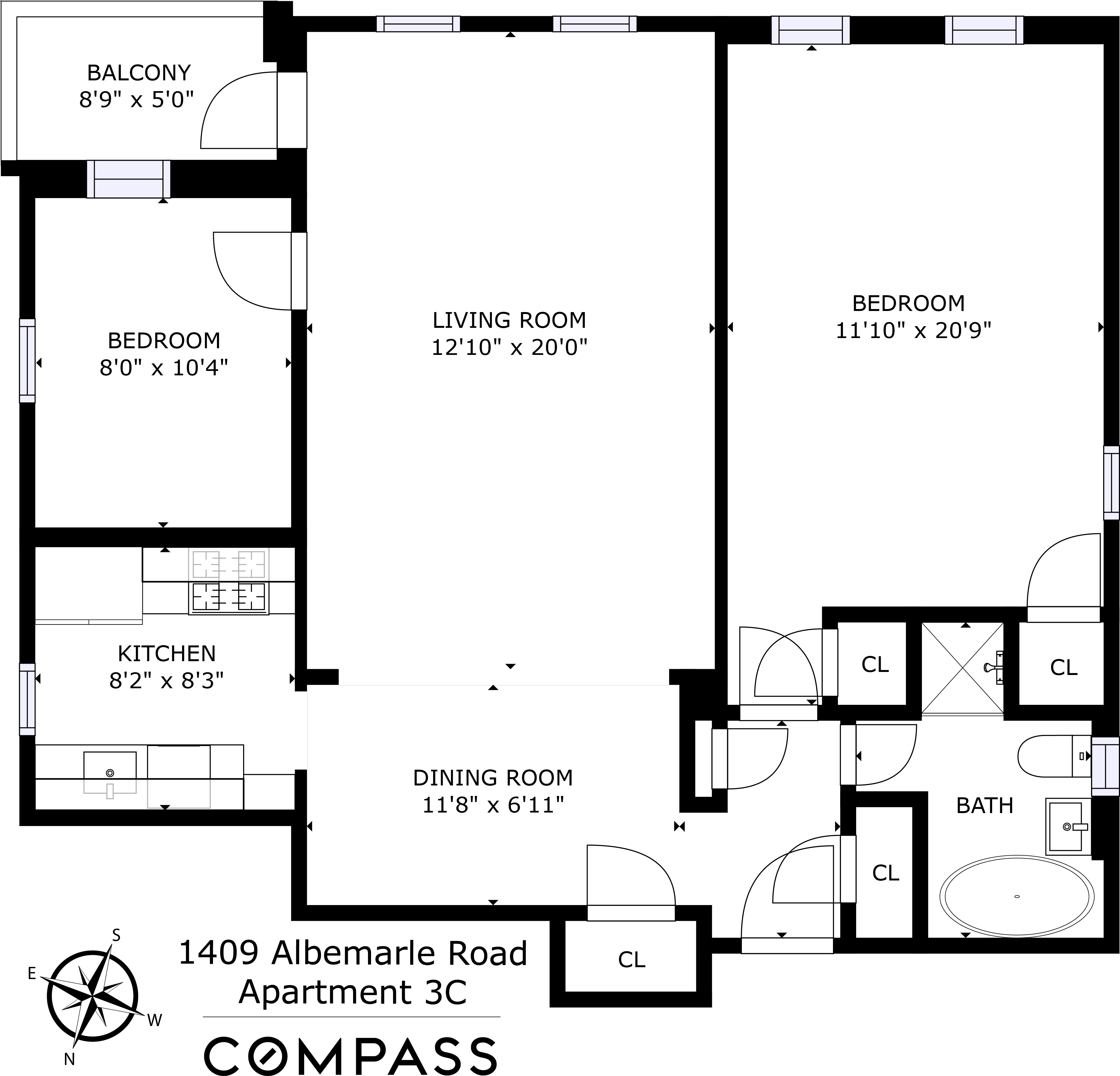 1409 Albemarle Road, Unit 3C Brooklyn, NY 11226 - Photo 8 of 8 Gallery Image 8
