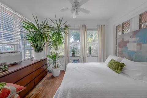 a view of balcony with furniture