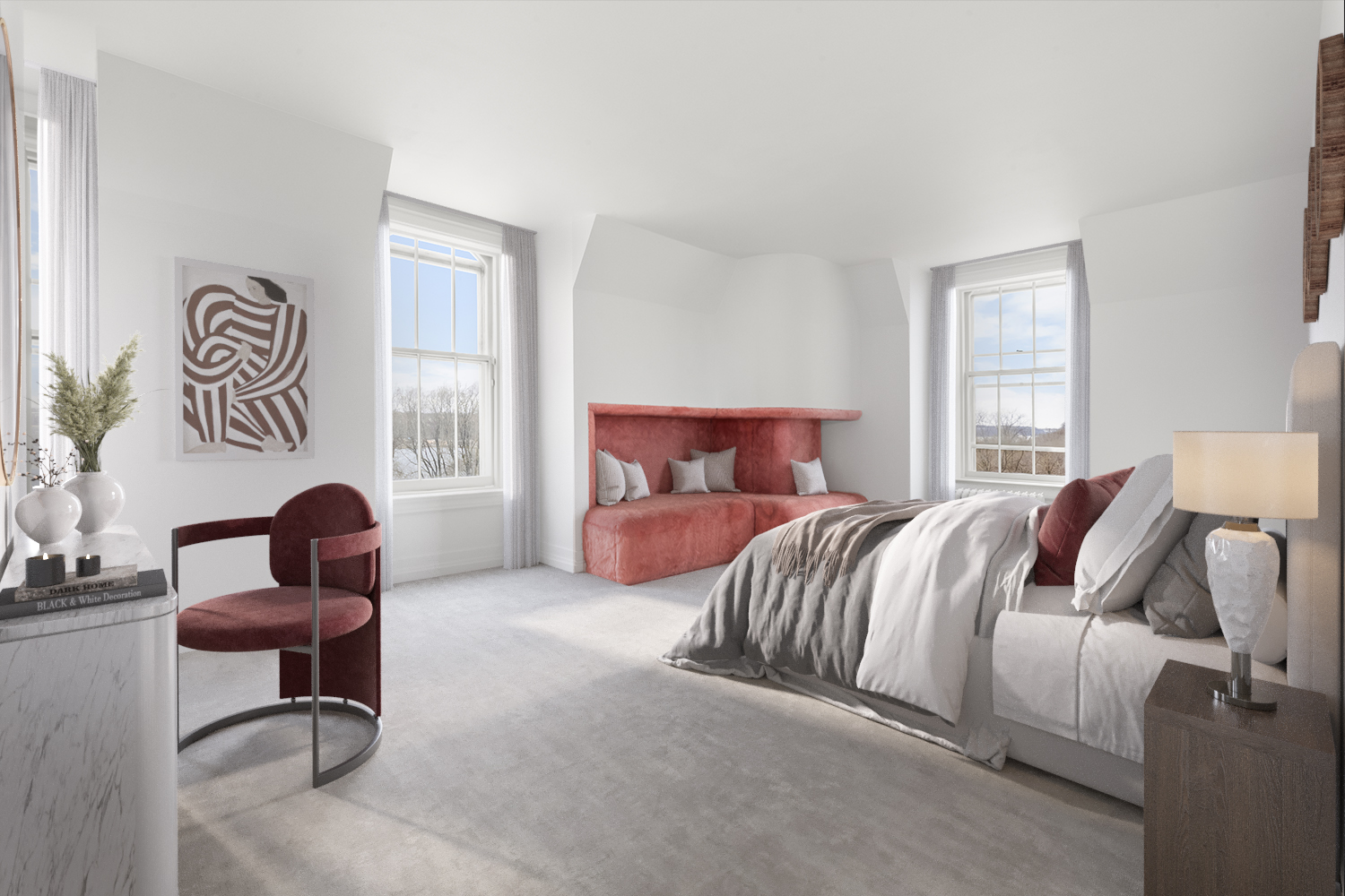 337 Riverside Drive Manhattan, NY 10025 - Photo 24 of 32 a bedroom with a bed and a chair