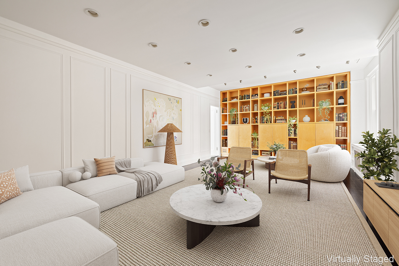 310 West End Avenue, Unit 2A Manhattan, NY 10023 - Photo 1 of 19 a living room with furniture and a large window