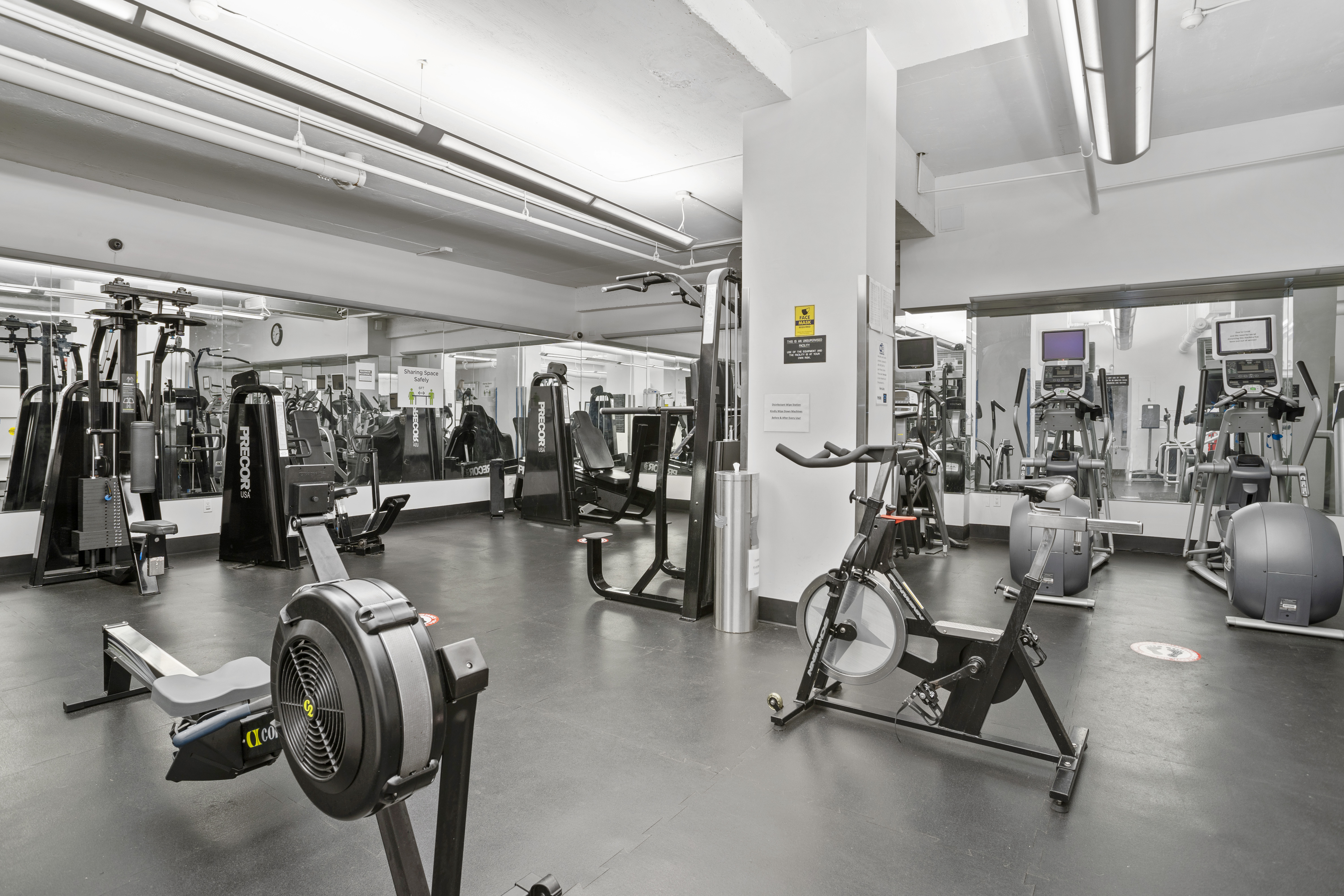 137 East 36th Street, Unit 21F Manhattan, NY 10016 - Photo 15 of 19 a view of a room with gym equipment