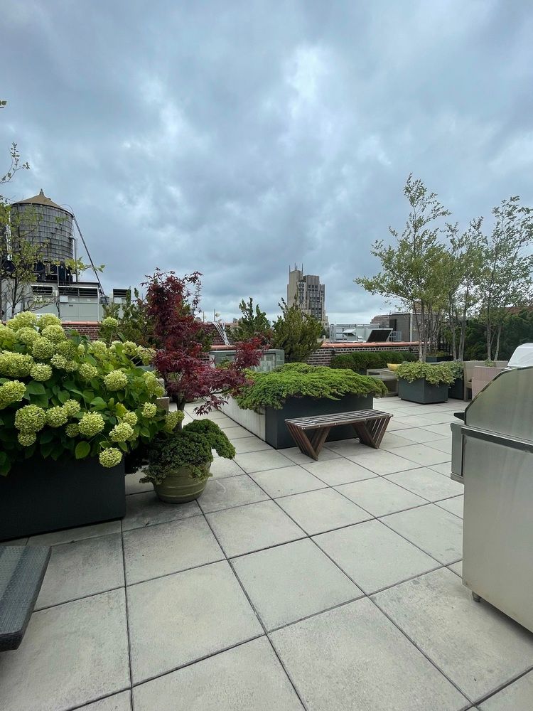 140 West 22nd Street, Unit 4C Manhattan, NY 10011 - Photo 14 of 16 a view of a backyard and fire pit
