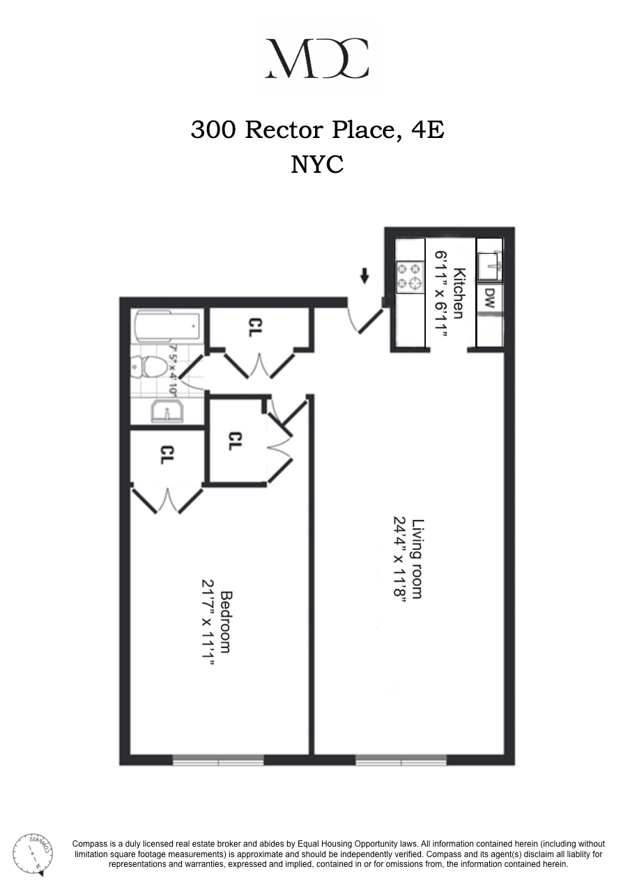 300 Rector Place, Unit 4E Manhattan, NY 10280 - Photo 10 of 10 Gallery Image 10