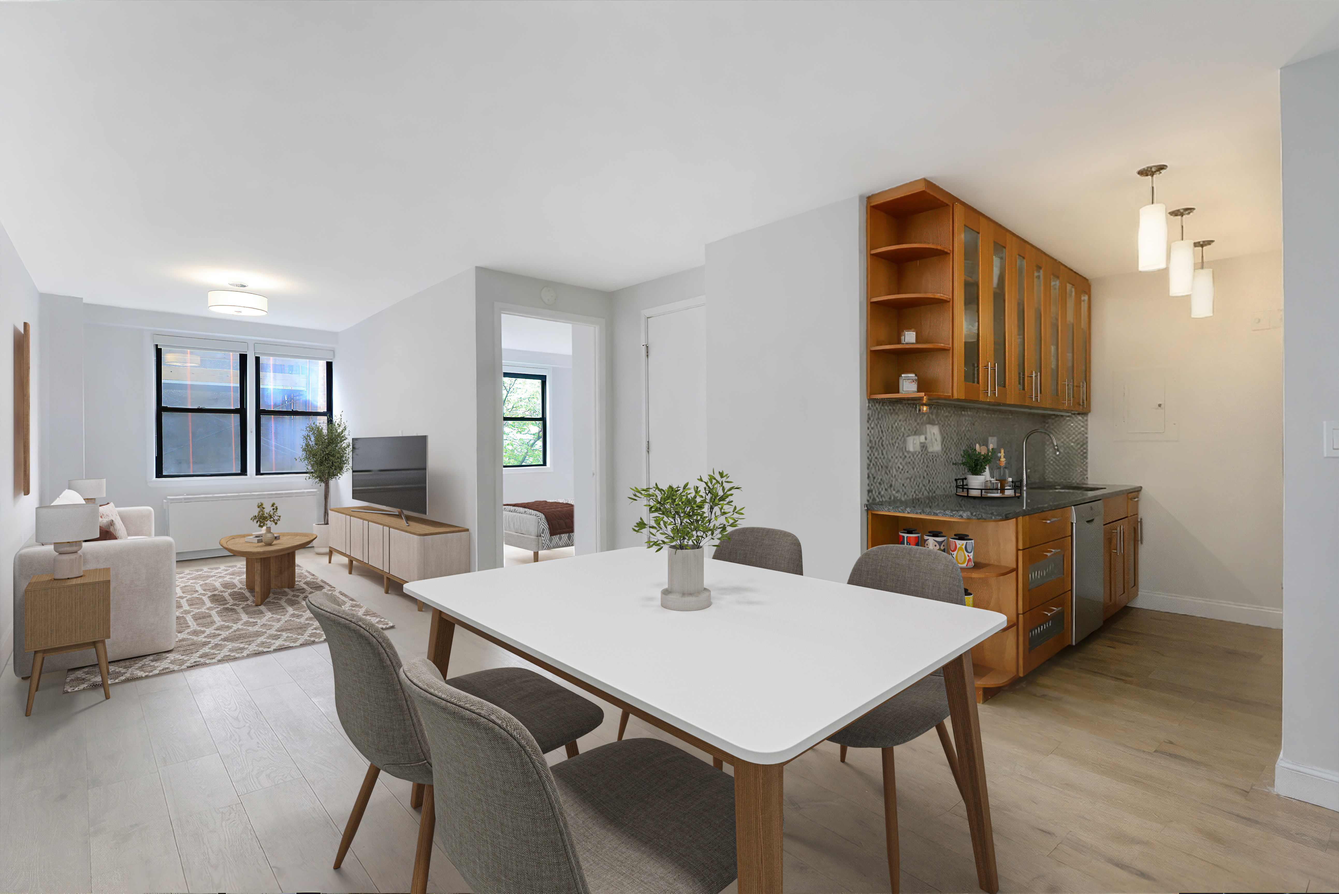 201 East 21st Street, Unit 7G Manhattan, NY 10010 - Photo 1 of 11 a view of a dining room with furniture