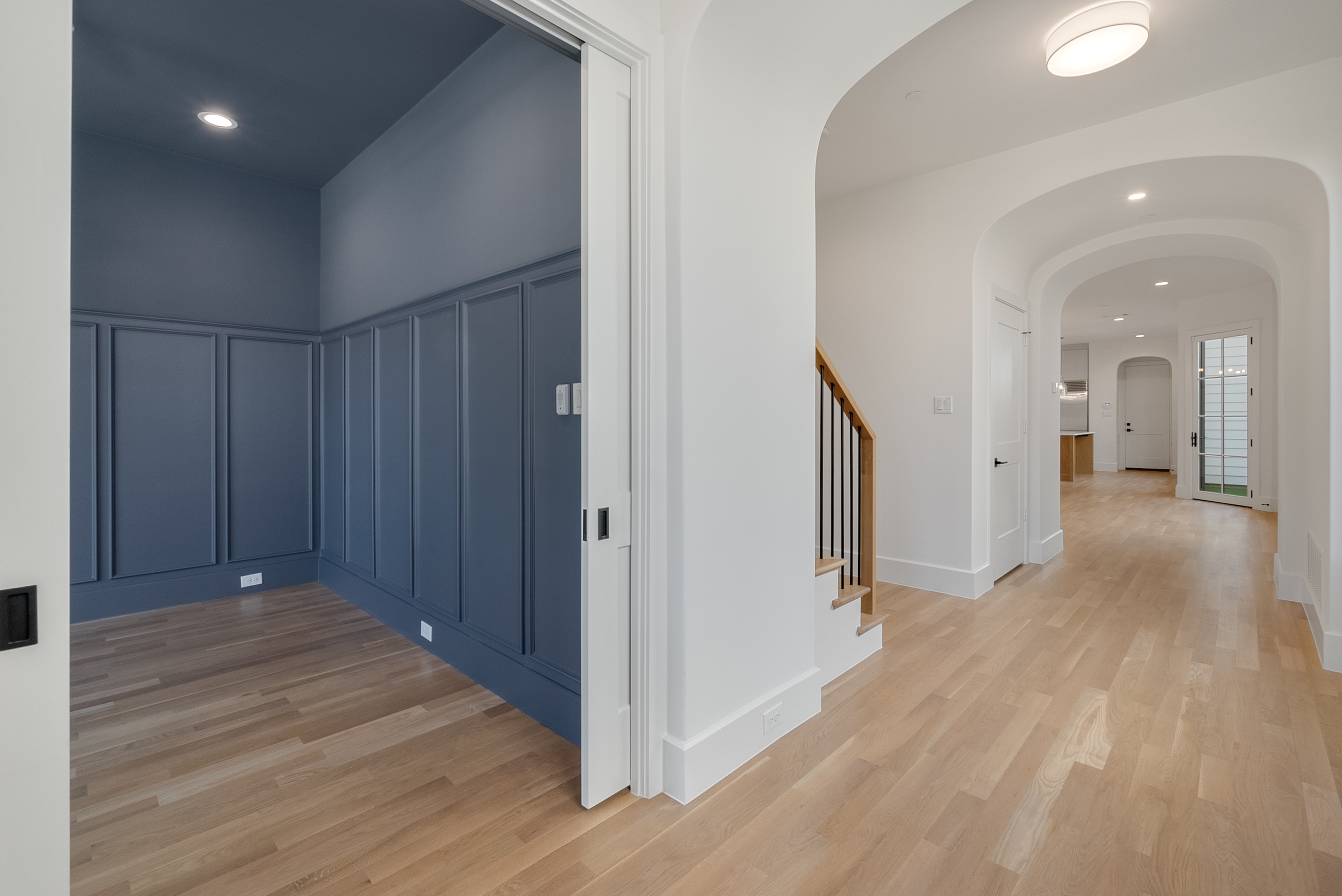 4410 Glenwick Lane Dallas, TX 75205 - Photo 28 of 28 a view of a hallway with wooden floor