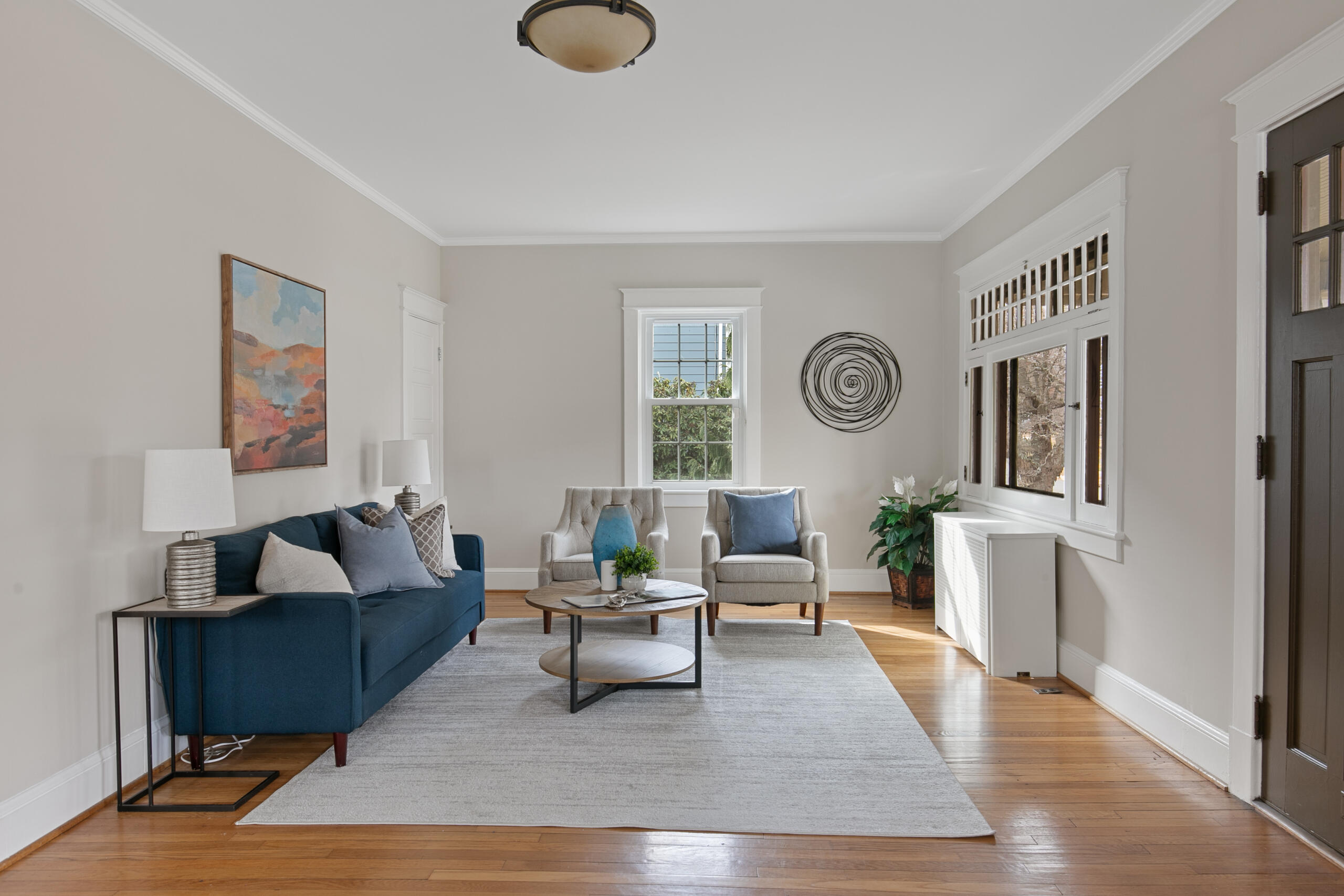 1908 Glen Ross Road Silver Spring, MD 20910 - Photo 10 of 63 a living room with furniture and a wooden floor