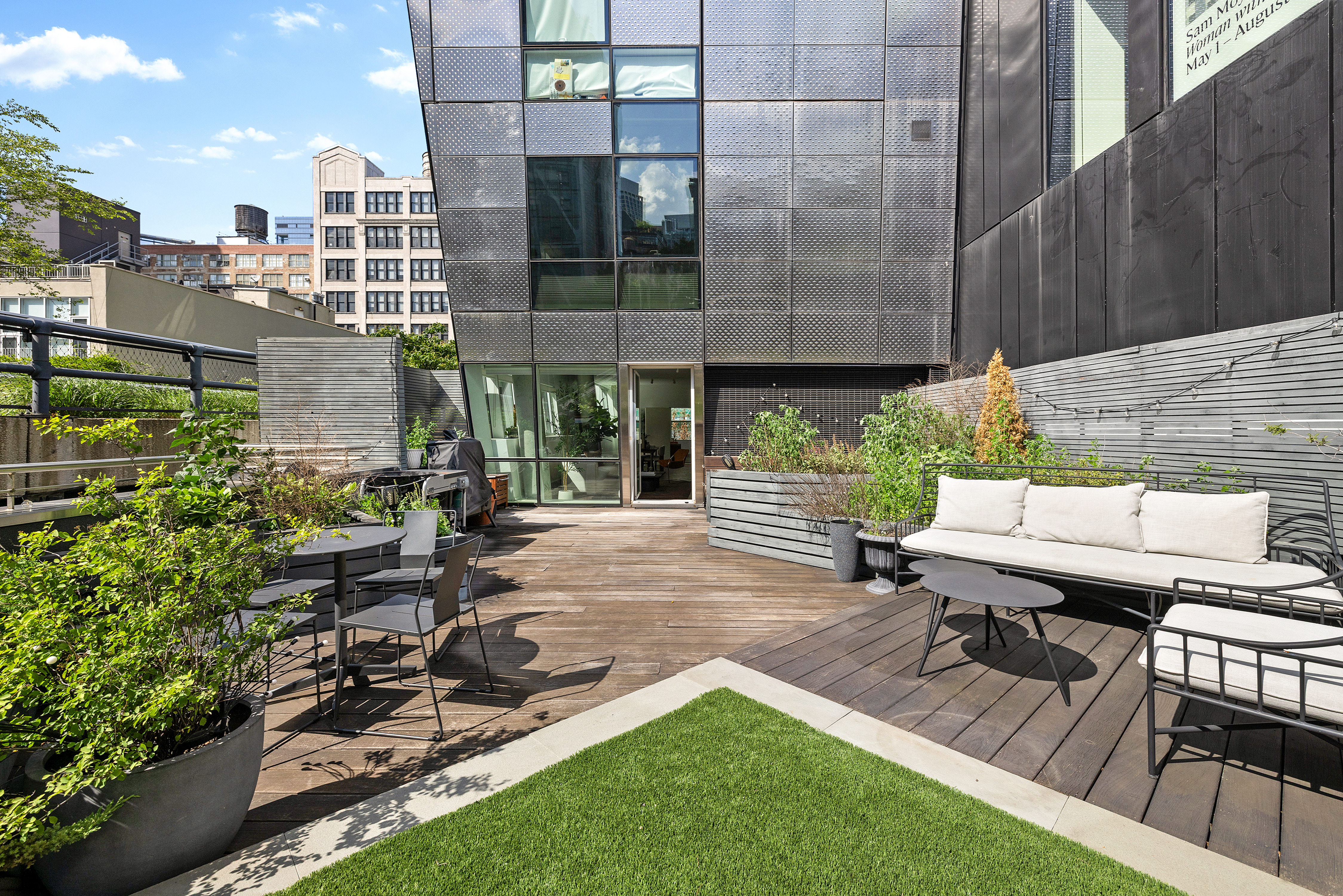 245 10th Avenue, Unit 2W Manhattan, NY 10001 - Photo 2 of 16 a view of backyard with sitting area