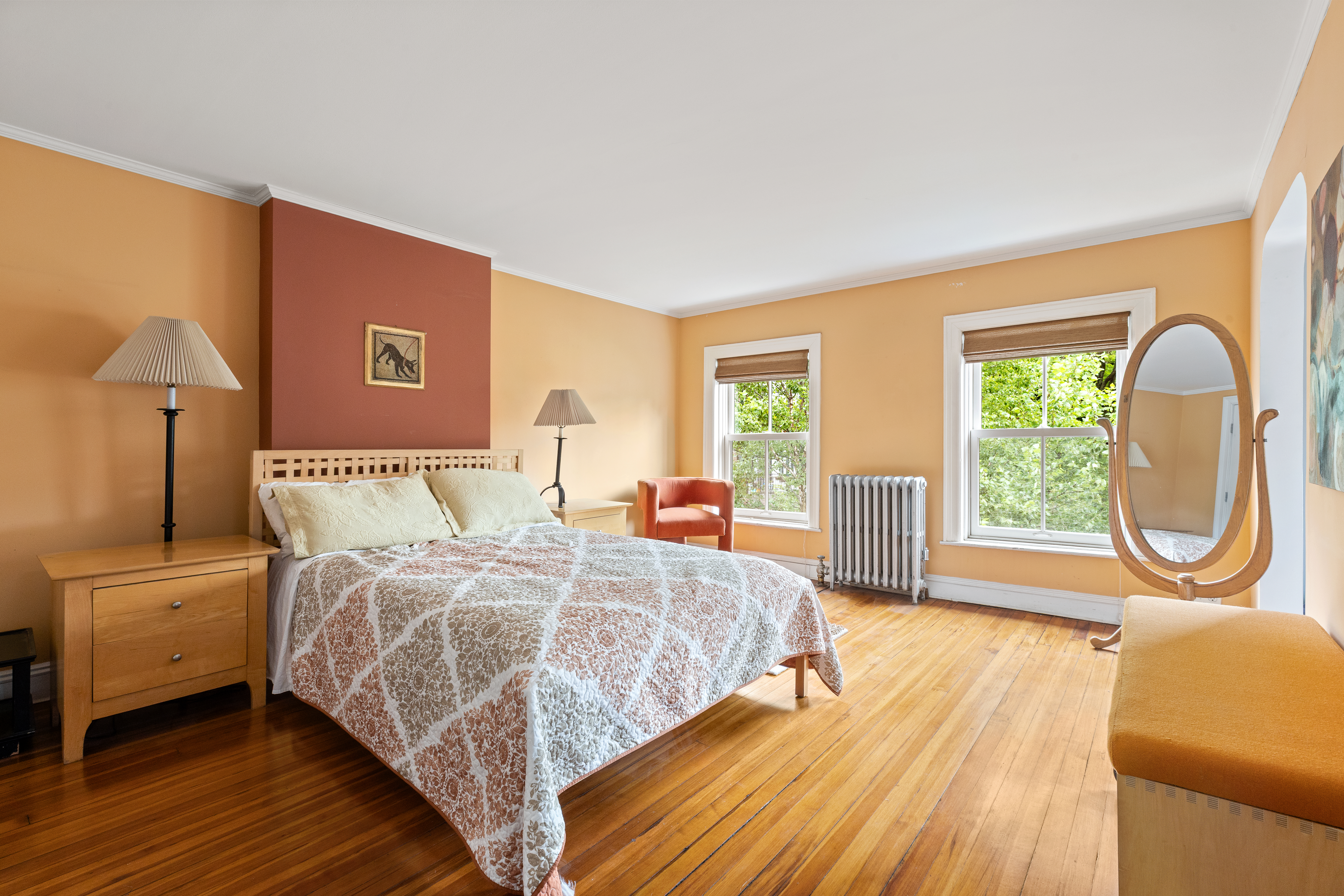 152 Dekalb Avenue Brooklyn, NY 11217 - Photo 16 of 27 a bedroom with bed and a large window