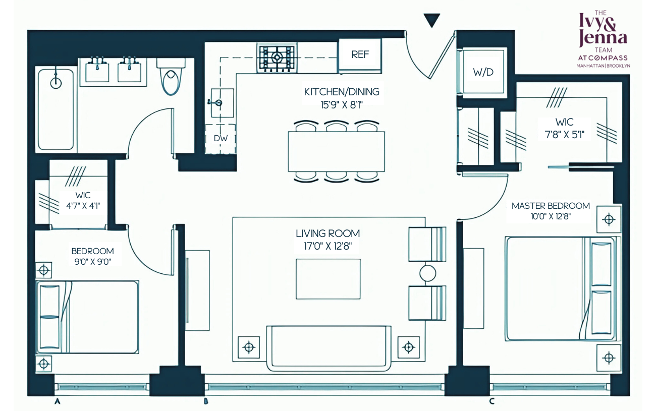 229 9th Street, Unit 601 Brooklyn, NY 11215 - Photo 13 of 13 a picture of a door with a white wall