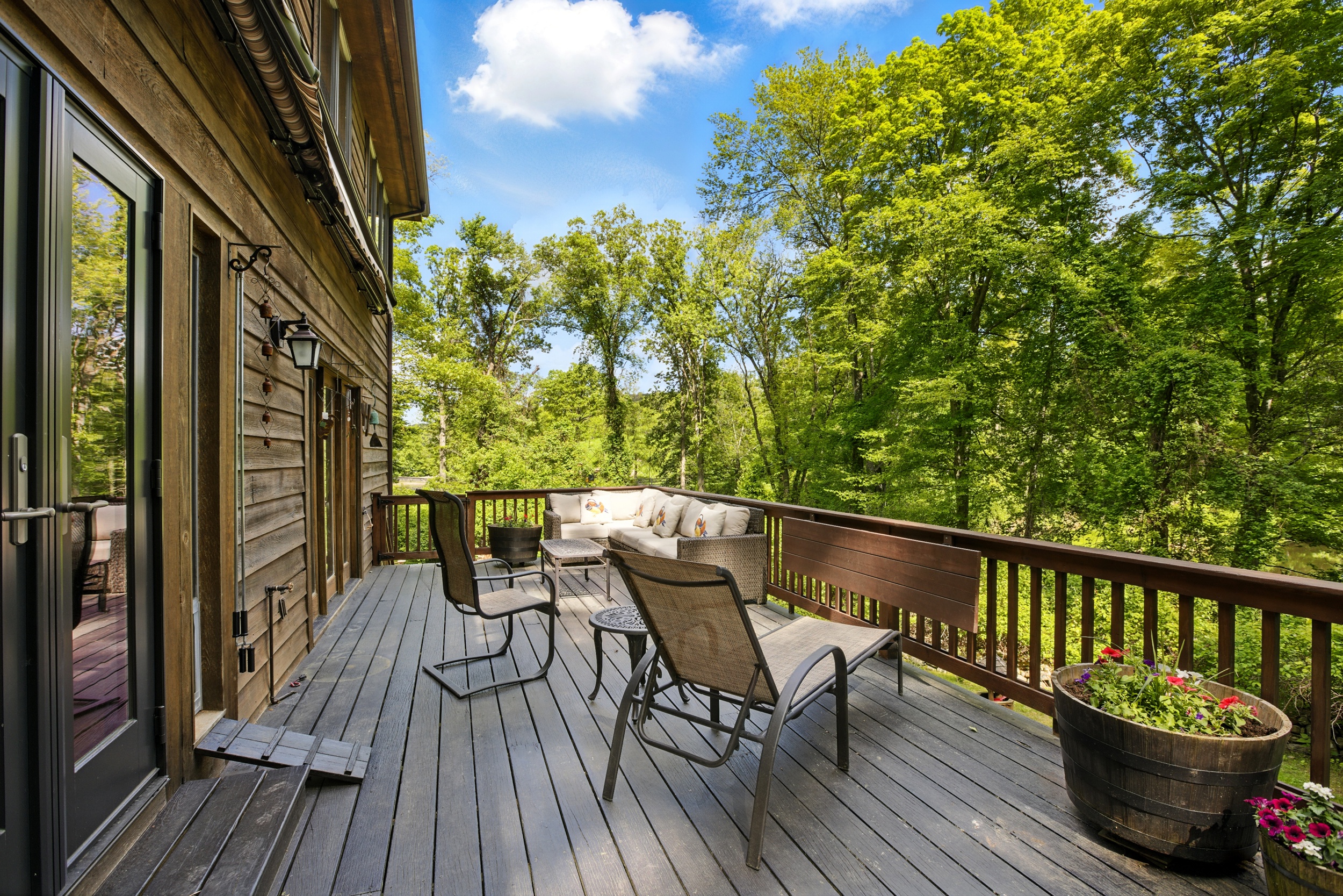 19 Pond Road Cold Spring, NY 10516 - Photo 21 of 32 a view of balcony with furniture and wooden deck