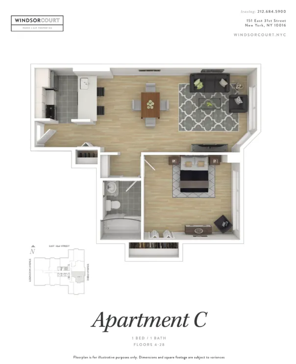 $4,999 | 151-155 East 31st Street, Unit 12C | Kips Bay