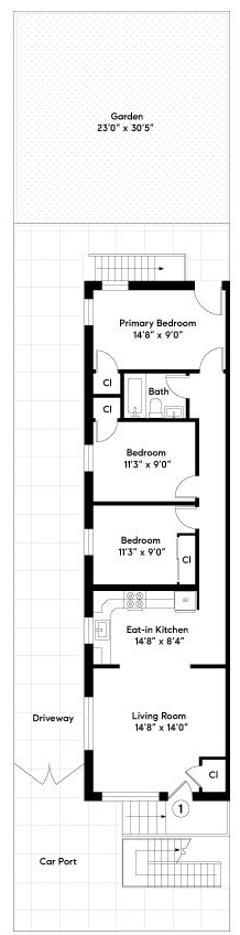 756 Barbey Street, Unit 1A Brooklyn, NY 11207 - Photo 9 of 9 a view of cabinet