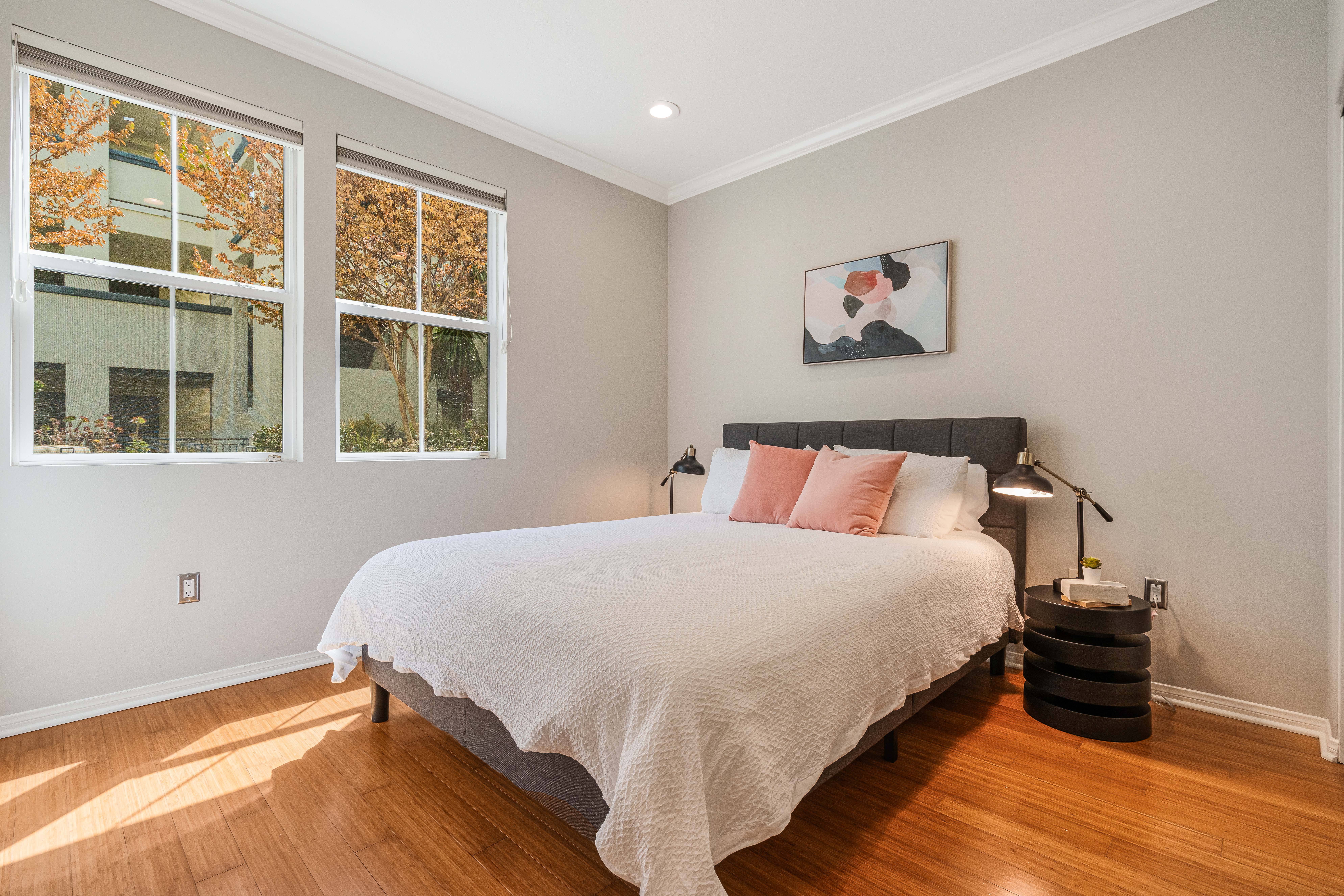 12963 West Runway Road Playa Vista, CA 90094 - Photo 15 of 39 a bedroom with a bed and a window