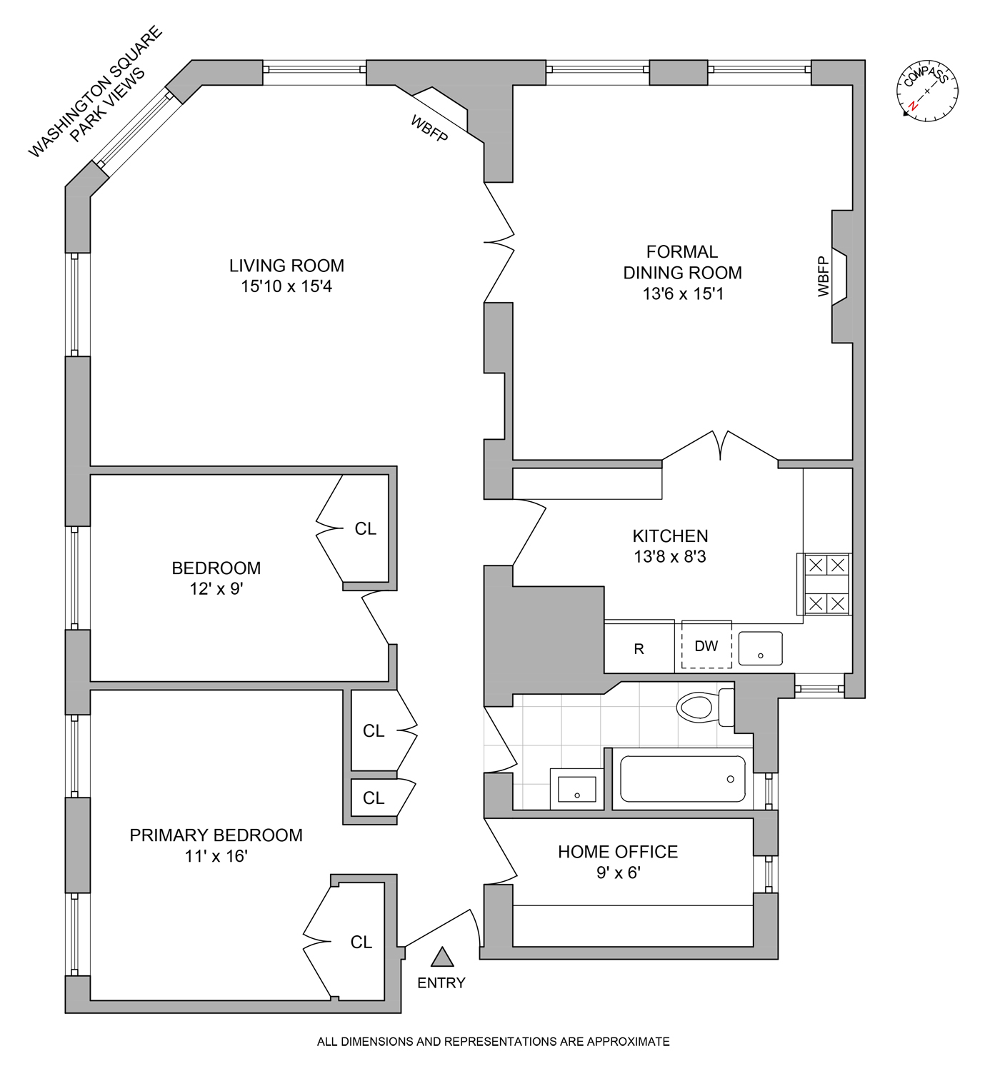 39 1/2 Washington Square South, Unit 5 Manhattan, NY 10012 - Photo 11 of 12