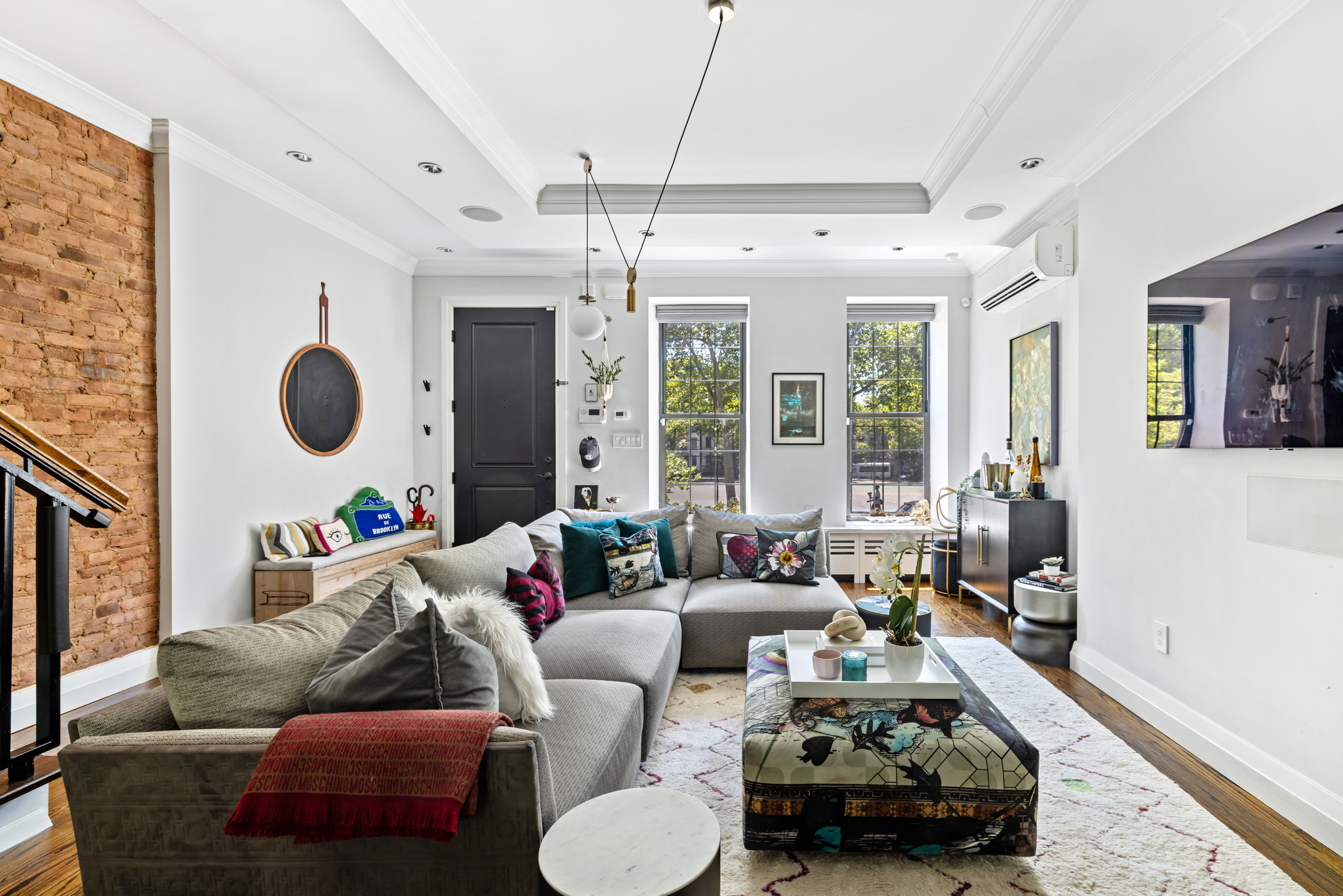 439 A Monroe Street Brooklyn, NY 11221 - Photo 3 of 29 a living room with furniture and a large window