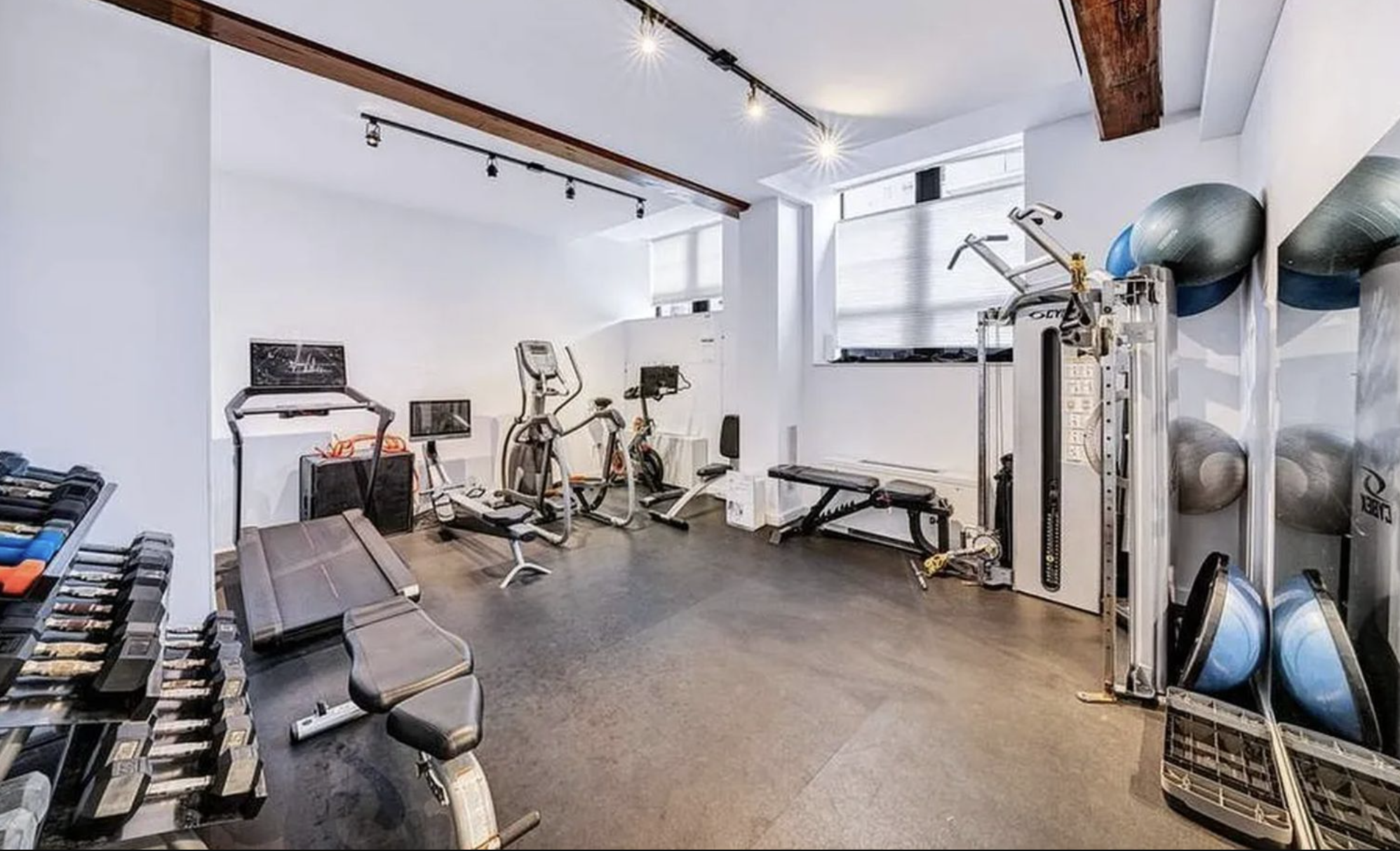 20 Henry Street, Unit 1CN Brooklyn, NY 11201 - Photo 4 of 9 a view of a room with gym equipment