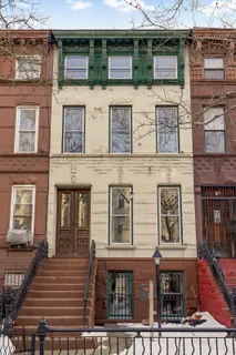 a front view of a building