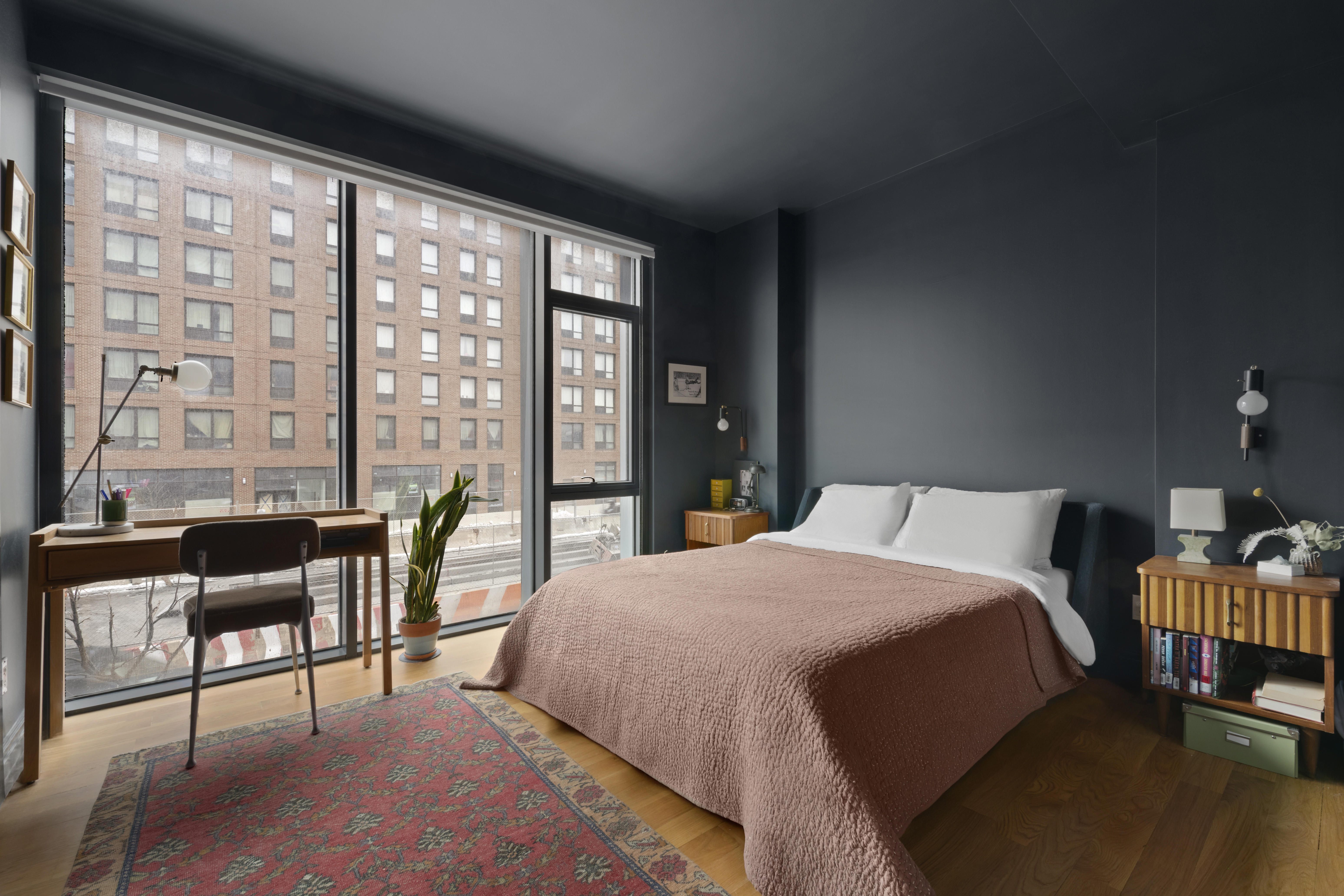 554 4th Avenue, Unit 3A Brooklyn, NY 11215 - Photo 7 of 11 a bedroom with a bed and a large window