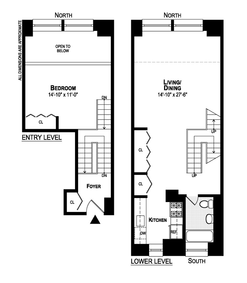 305 2nd Avenue, Unit 518 Manhattan, NY 10003 - Photo 19 of 19 a picture of a floor plan