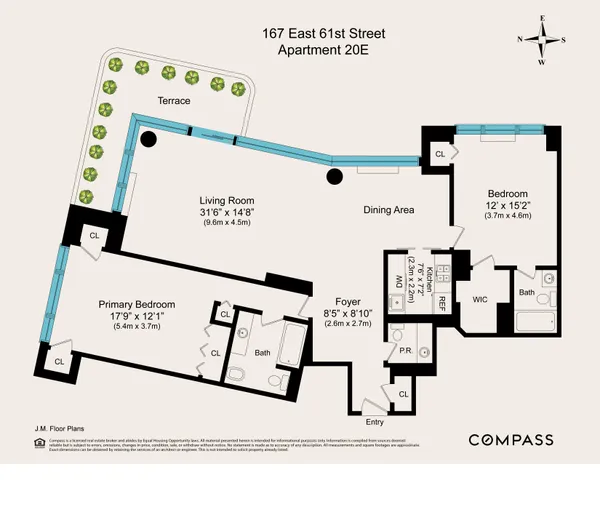 $1,695,000 | 167 East 61st Street, Unit 20E | Lenox Hill