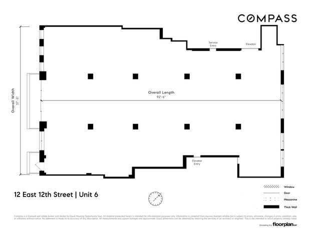 $9,475,000 | 12 East 12th Street, Unit 6 | Greenwich Village